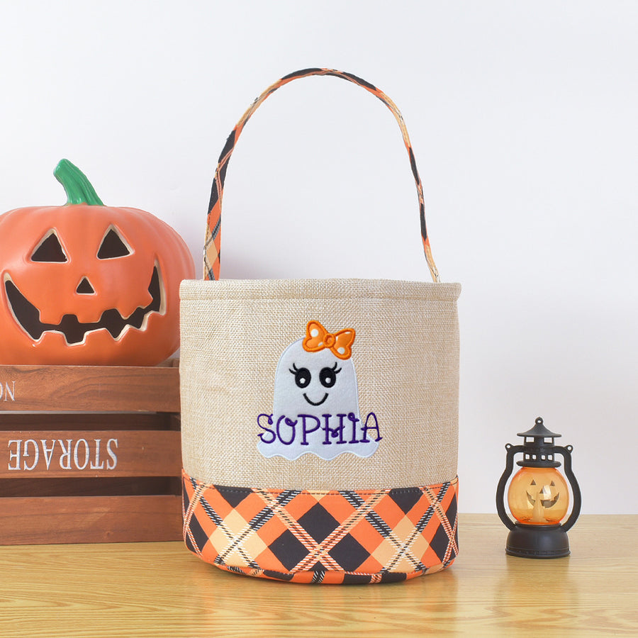 Halloween Ghost Sophia Cloth Storage Basket