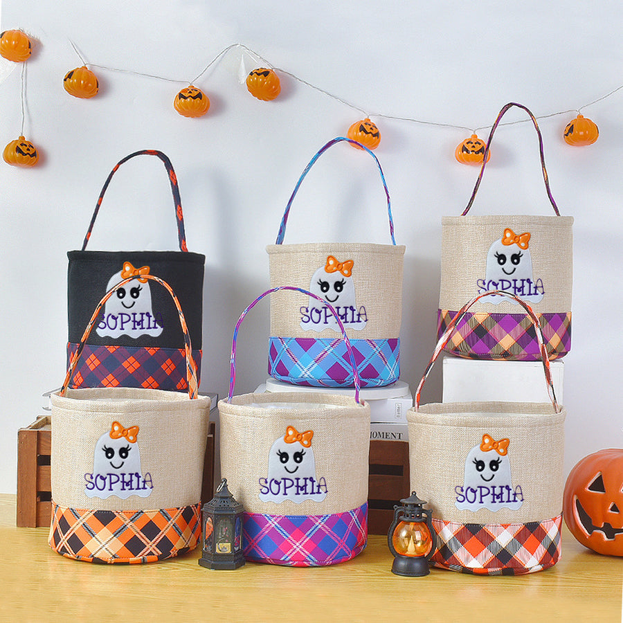 Halloween Ghost Sophia Cloth Storage Basket